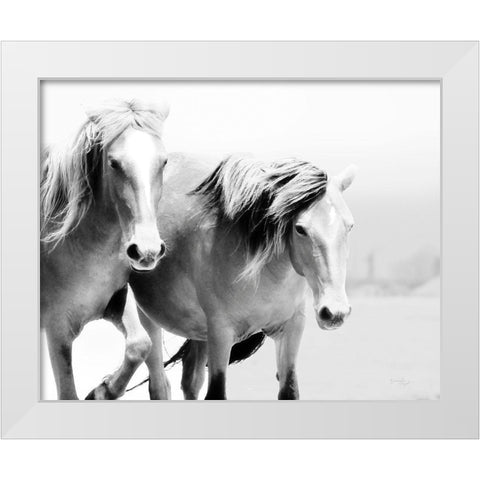 Horse II White Modern Wood Framed Art Print by Pugh, Jennifer