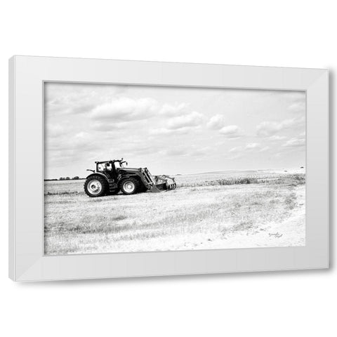 Tractor IV White Modern Wood Framed Art Print by Pugh, Jennifer