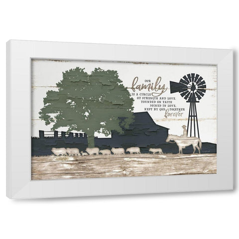 Homestead I White Modern Wood Framed Art Print by Pugh, Jennifer