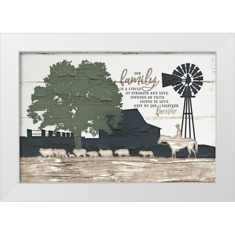 Homestead I White Modern Wood Framed Art Print by Pugh, Jennifer