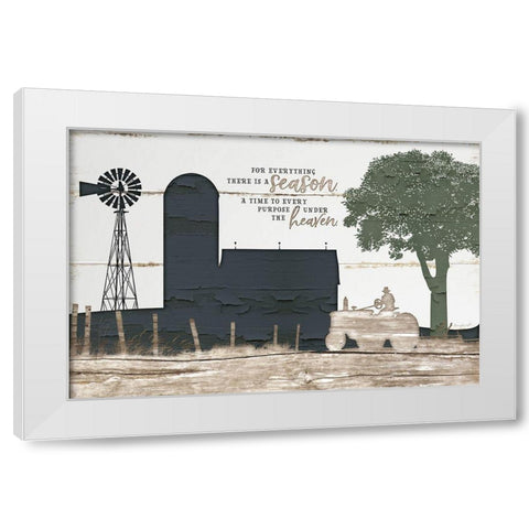 Homestead II White Modern Wood Framed Art Print by Pugh, Jennifer