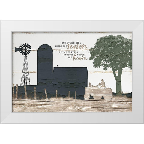 Homestead II White Modern Wood Framed Art Print by Pugh, Jennifer