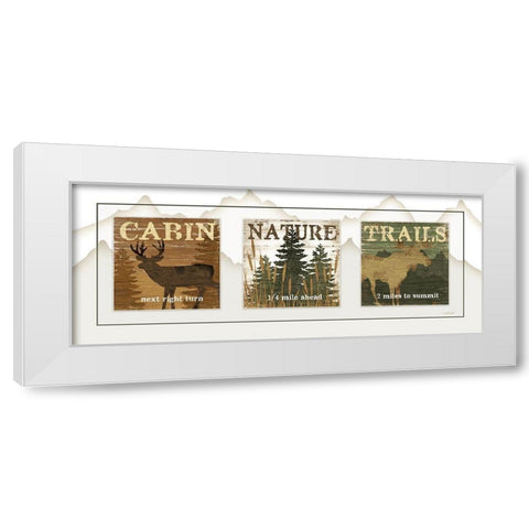 Cabin Panel White Modern Wood Framed Art Print by Pugh, Jennifer