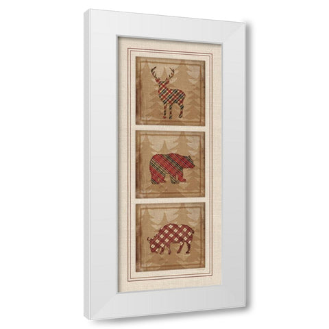 Cabin Panel II White Modern Wood Framed Art Print by Pugh, Jennifer