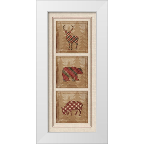 Cabin Panel II White Modern Wood Framed Art Print by Pugh, Jennifer