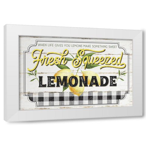 Fresh Squeezed White Modern Wood Framed Art Print by Pugh, Jennifer