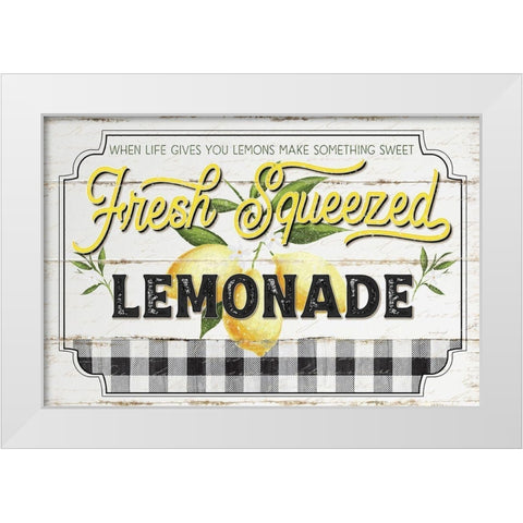 Fresh Squeezed White Modern Wood Framed Art Print by Pugh, Jennifer