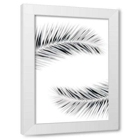 Palm V White Modern Wood Framed Art Print by Pugh, Jennifer