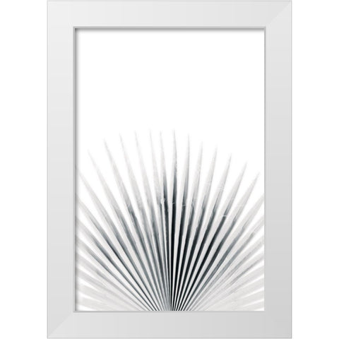 Palm VI White Modern Wood Framed Art Print by Pugh, Jennifer