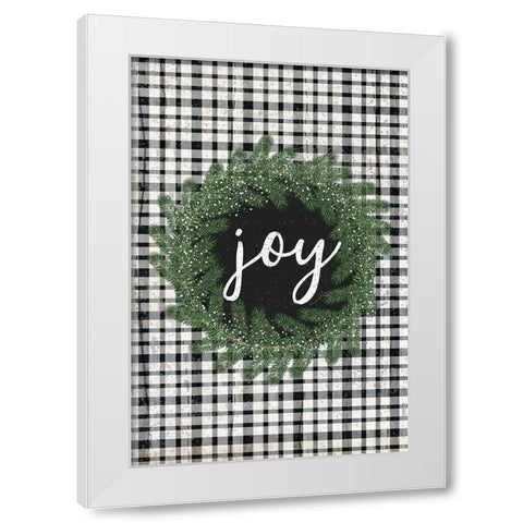 Joy White Modern Wood Framed Art Print by Pugh, Jennifer