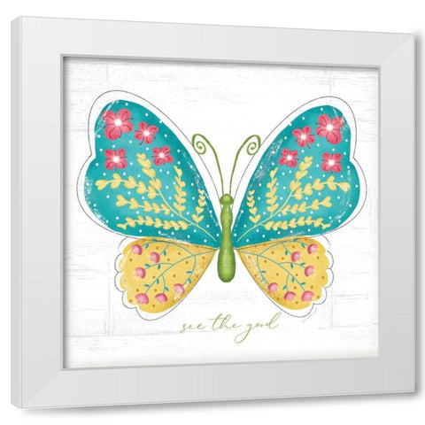 See the Good White Modern Wood Framed Art Print by Pugh, Jennifer