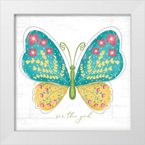 See the Good White Modern Wood Framed Art Print by Pugh, Jennifer