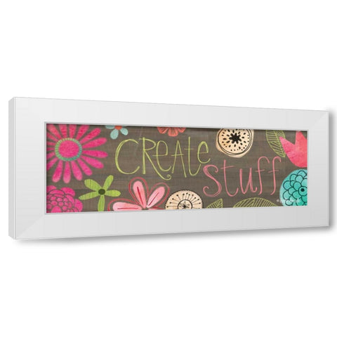 Create Stuff White Modern Wood Framed Art Print by Doucette, Katie