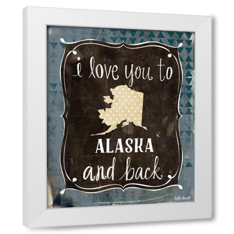 Alaska and Back White Modern Wood Framed Art Print by Doucette, Katie