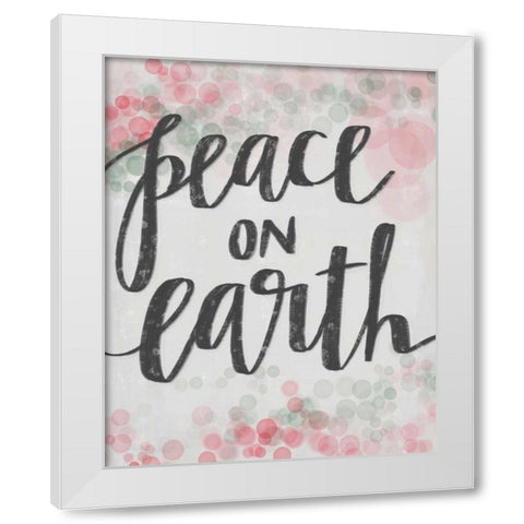 Peace II White Modern Wood Framed Art Print by Doucette, Katie