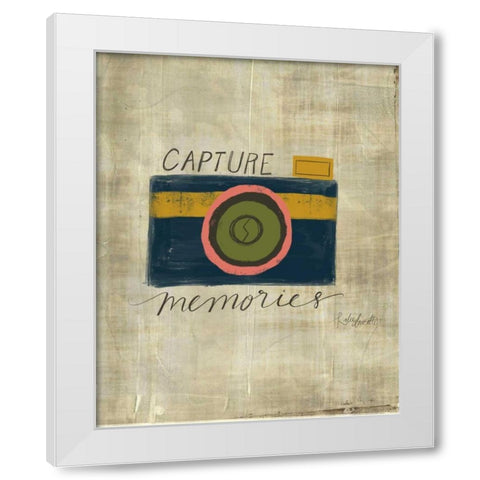 Capture Memories White Modern Wood Framed Art Print by Doucette, Katie