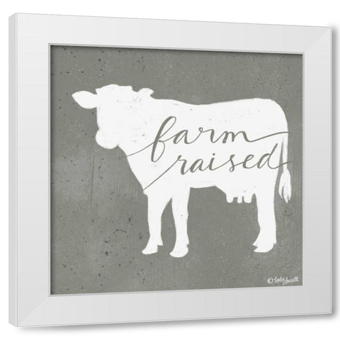 Farm Raised White Modern Wood Framed Art Print by Doucette, Katie