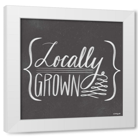 Locally Grown White Modern Wood Framed Art Print by Doucette, Katie