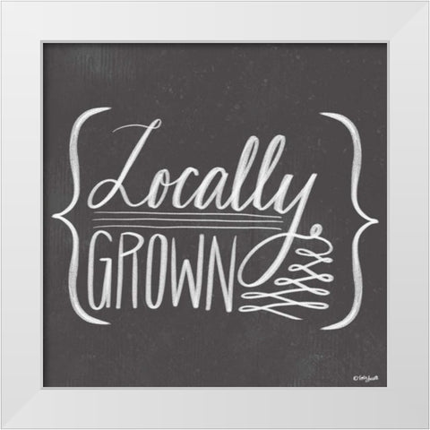 Locally Grown White Modern Wood Framed Art Print by Doucette, Katie