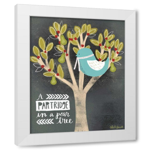 Partridge White Modern Wood Framed Art Print by Doucette, Katie