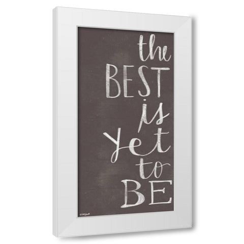 The Best to Be White Modern Wood Framed Art Print by Doucette, Katie