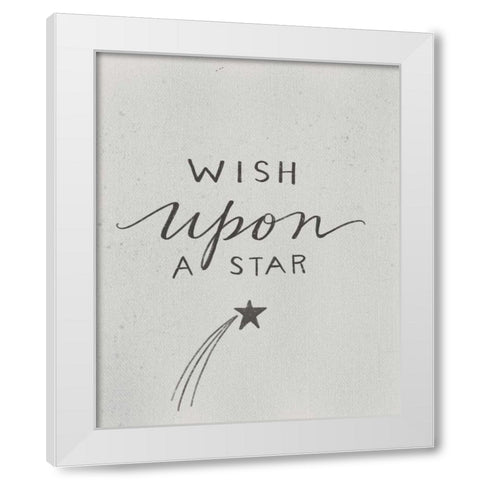 Wish Upon a Star White Modern Wood Framed Art Print by Doucette, Katie