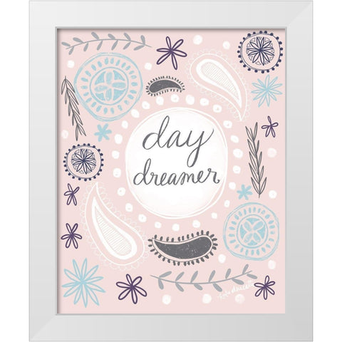 Day Dreamer White Modern Wood Framed Art Print by Doucette, Katie
