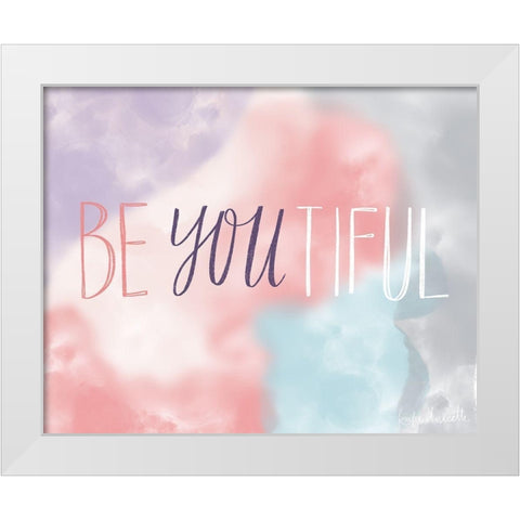 Beyoutiful White Modern Wood Framed Art Print by Doucette, Katie