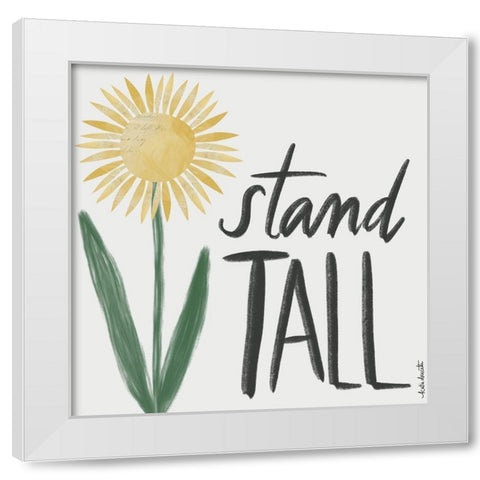 Stand Tall White Modern Wood Framed Art Print by Doucette, Katie