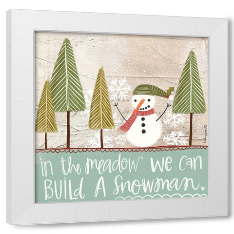 In the Meadow White Modern Wood Framed Art Print by Doucette, Katie