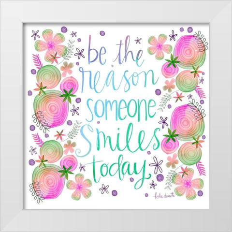 Be the Reason White Modern Wood Framed Art Print by Doucette, Katie
