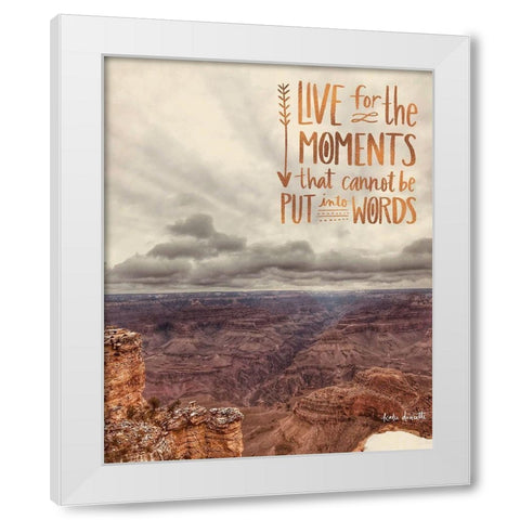 Grand Canyon White Modern Wood Framed Art Print by Doucette, Katie