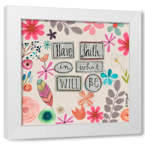 Faith Will Be White Modern Wood Framed Art Print by Doucette, Katie