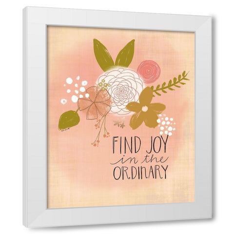 Find Joy White Modern Wood Framed Art Print by Doucette, Katie