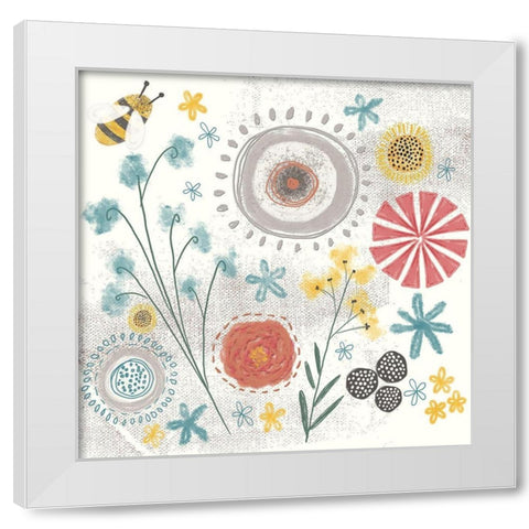 Farmhouse White Modern Wood Framed Art Print by Doucette, Katie