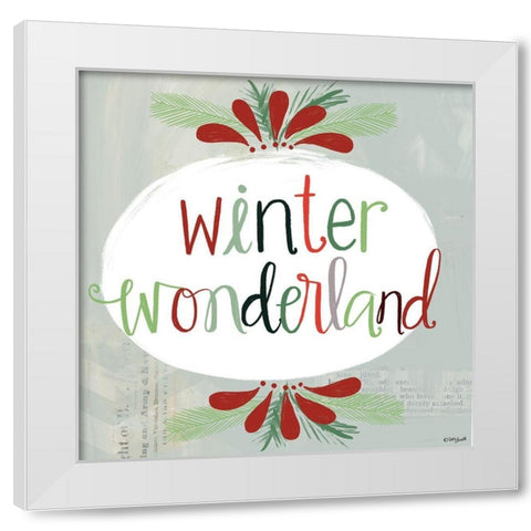 Winter Wonderland White Modern Wood Framed Art Print by Doucette, Katie