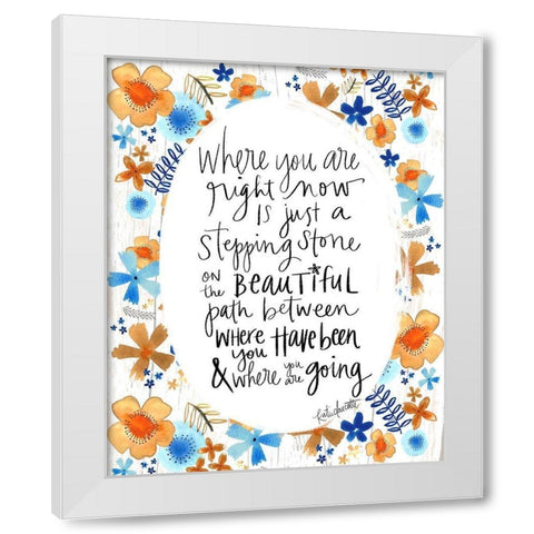 Beautiful Path White Modern Wood Framed Art Print by Doucette, Katie