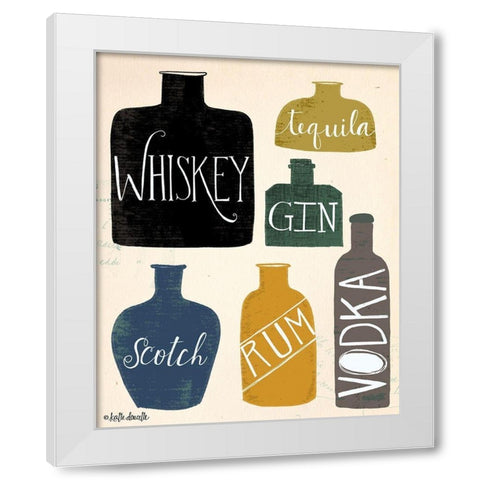 Spirits White Modern Wood Framed Art Print by Doucette, Katie
