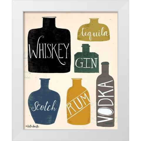 Spirits White Modern Wood Framed Art Print by Doucette, Katie
