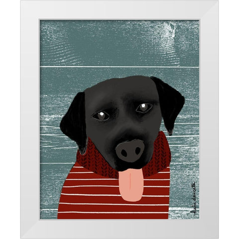 Lab White Modern Wood Framed Art Print by Doucette, Katie