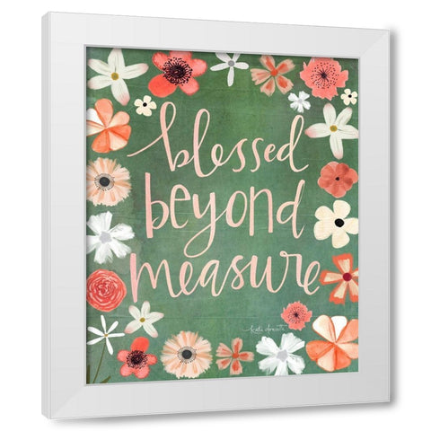 Beyond Measure White Modern Wood Framed Art Print by Doucette, Katie