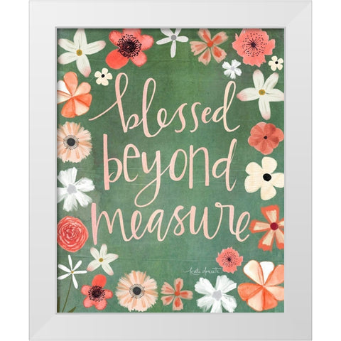 Beyond Measure White Modern Wood Framed Art Print by Doucette, Katie