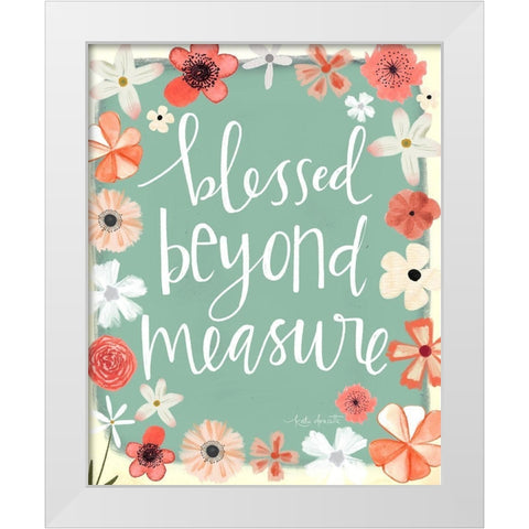 Beyond Measure II White Modern Wood Framed Art Print by Doucette, Katie