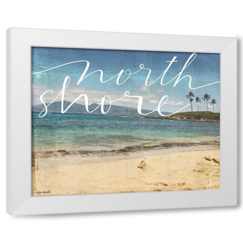 North Shore White Modern Wood Framed Art Print by Doucette, Katie