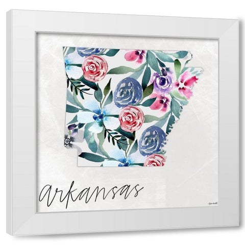 Arkansas White Modern Wood Framed Art Print by Doucette, Katie