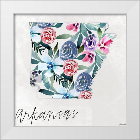 Arkansas White Modern Wood Framed Art Print by Doucette, Katie