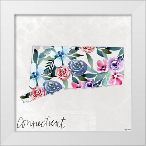 Connecticut White Modern Wood Framed Art Print by Doucette, Katie