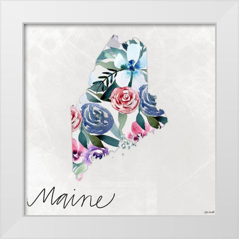 Maine White Modern Wood Framed Art Print by Doucette, Katie