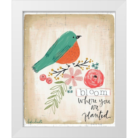 Planted White Modern Wood Framed Art Print by Doucette, Katie