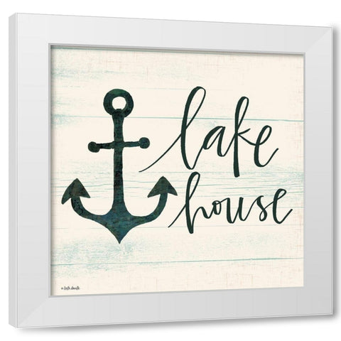 Lake House II White Modern Wood Framed Art Print by Doucette, Katie